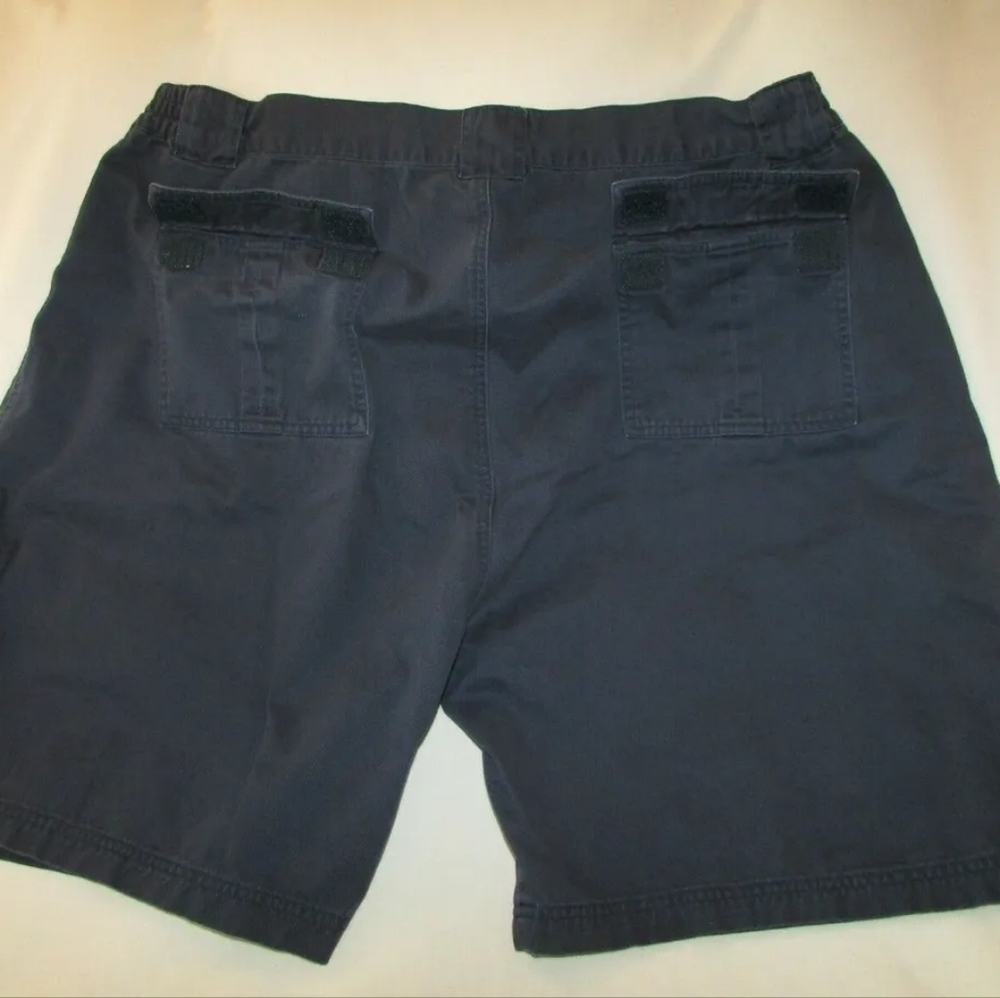 Mens "Great Northwest" Size 44 Big & Tall, Blue, Side Elastic, Cargo Shorts NWT - Picture 3 of 6